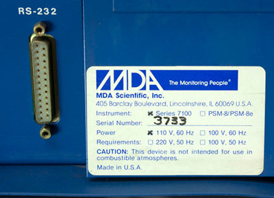 Used MDA Scientific 7100