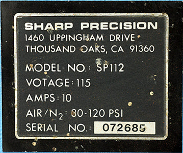 Used Sharp Precision SP-112