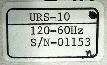 Used Unit Instruments URS-10