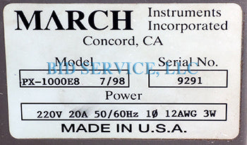Used March Instruments PX 1000E8