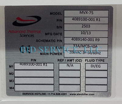 Used Advanced Thermal Sciences MVX-75