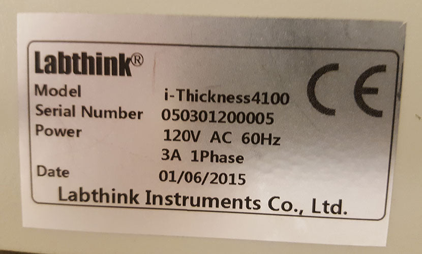 Used Labthink Instruments I-Think 4100