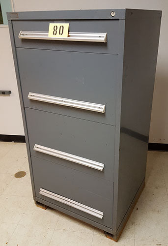 Used Stanley Vidmar 4 Drawer Storage Cabinet