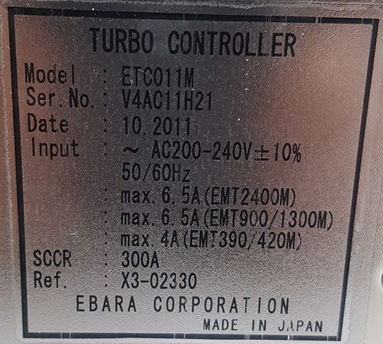 Used Ebara EMT2400MBWC