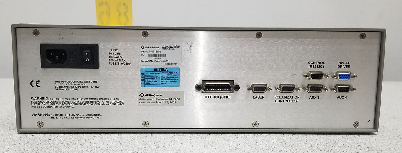 Used JDS Uniphase SWS15102