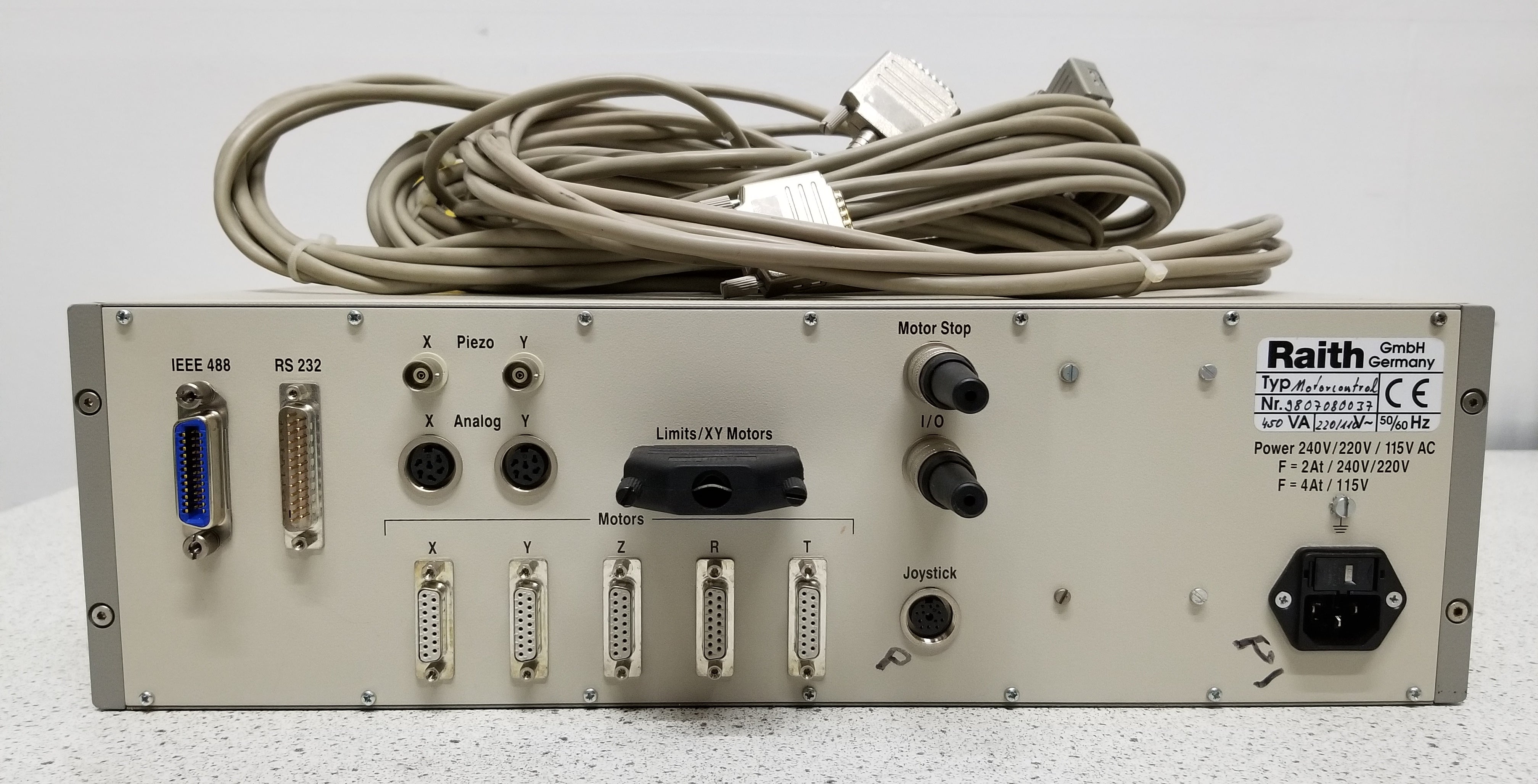 Used Raith ESCOSY HIGH VACUUM MANIPULATOR