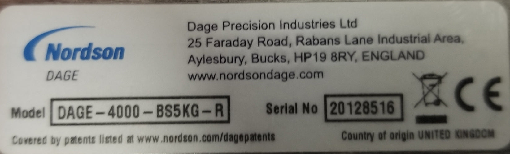 Used Dage 4000-BS5KG-R