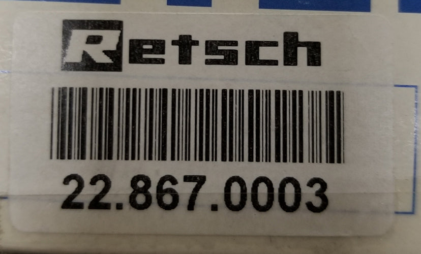 Used Retsch 228670003
