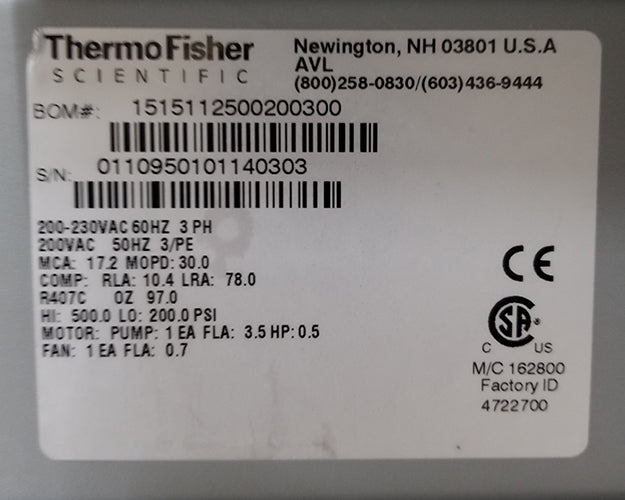 Used Neslab Thermoflex 7500