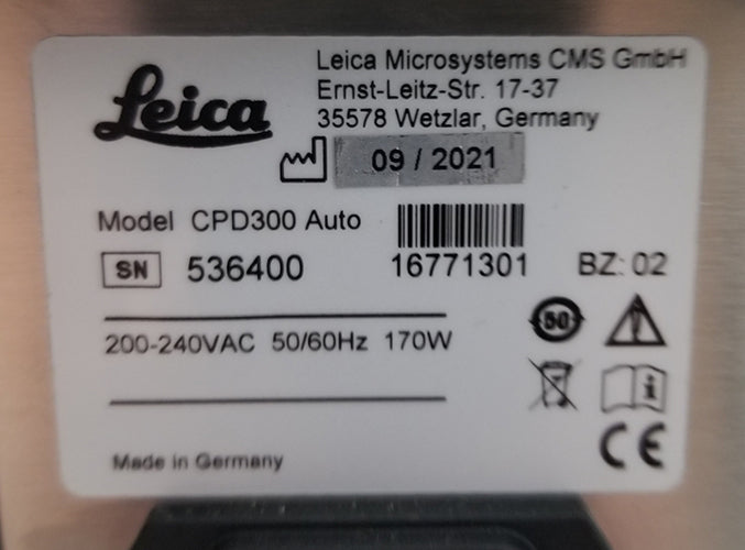 Used Leica EM CPD300