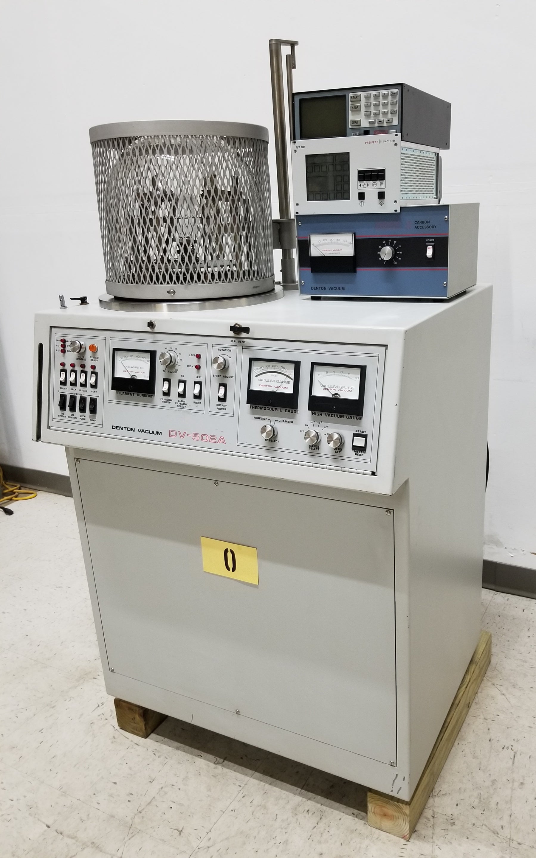 Used Denton Vacuum DV502A Thermal Evaporator