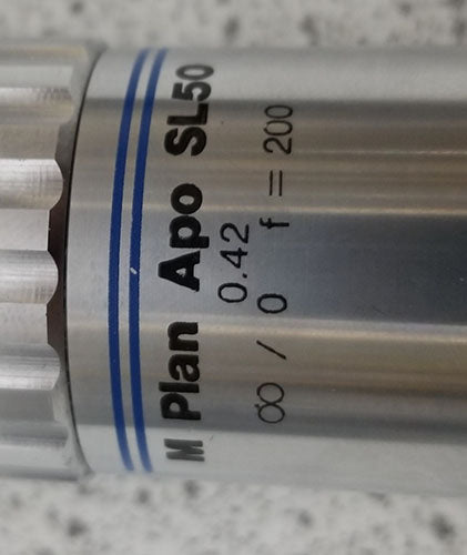 Used Mitutoyo MPLAN APO SL50