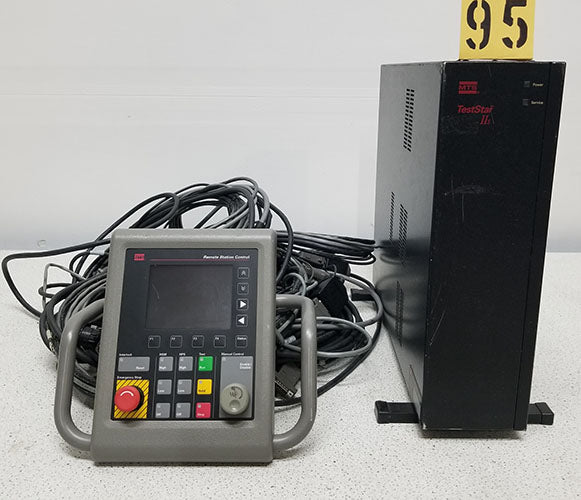 Used MTS TESTSTAR IIs 493.01 Control Interface Box with Remote Station Controller