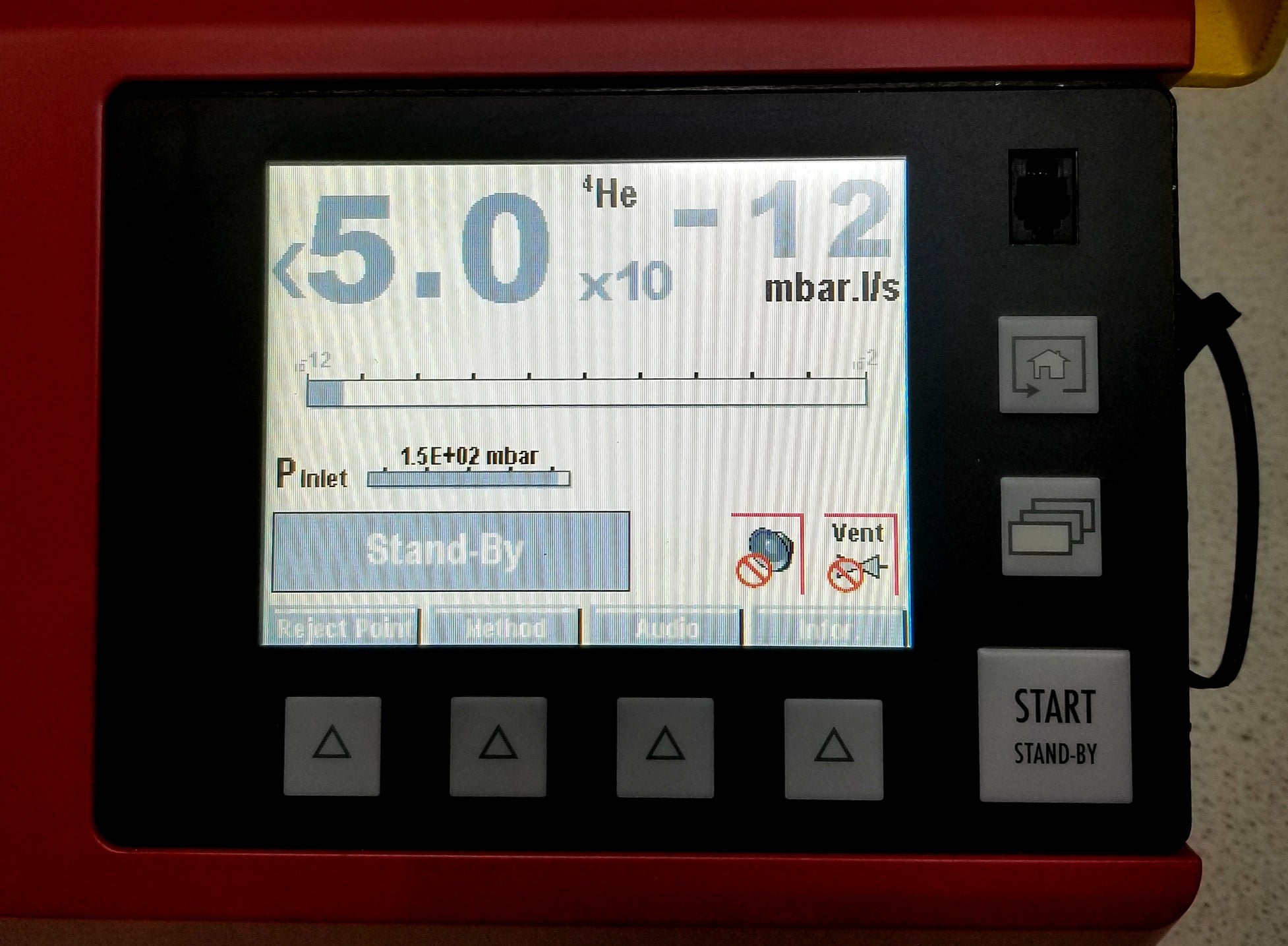 Used Pfeiffer ASM 340 DRY Helium Leak Detector