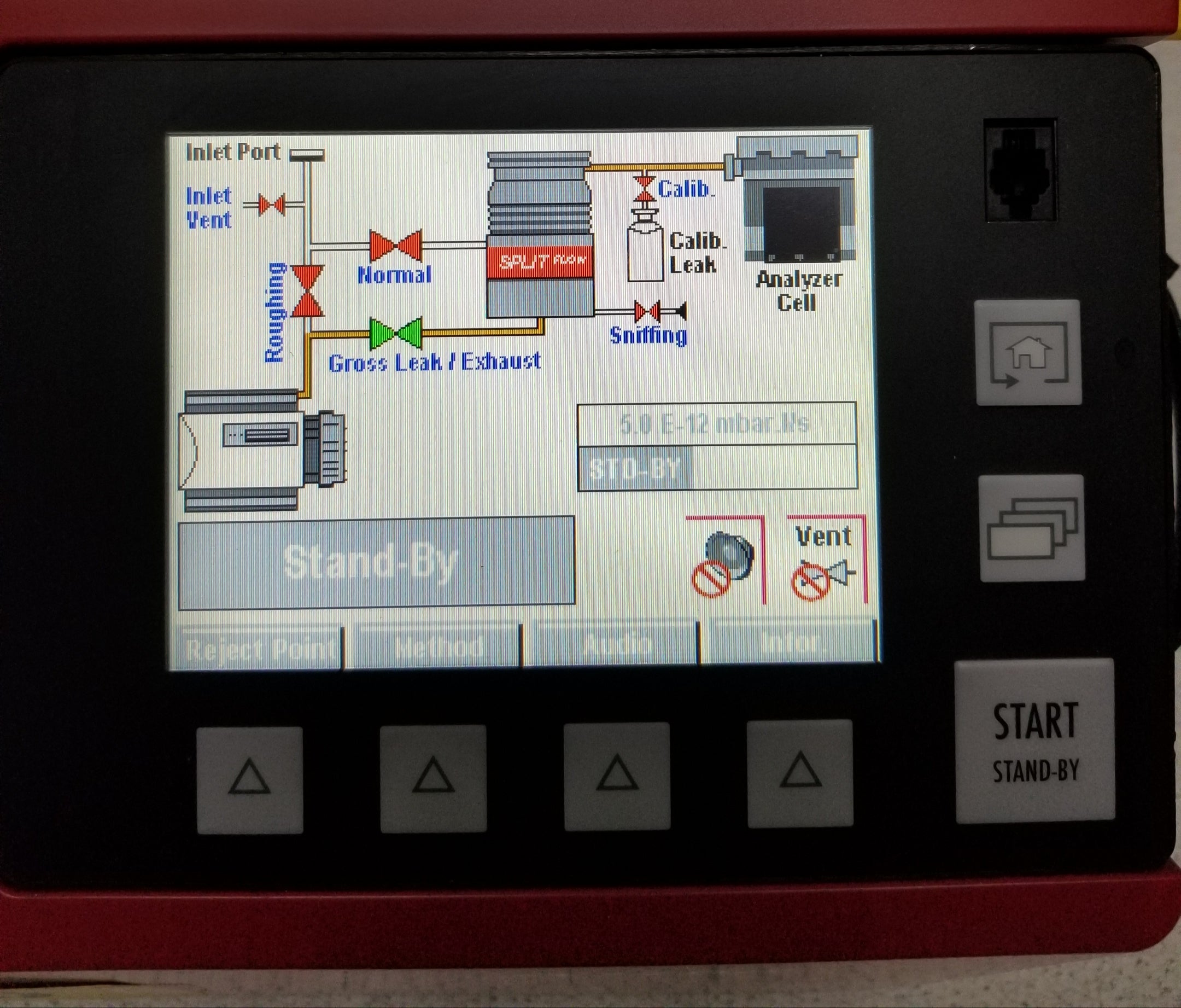 Used Pfeiffer ASM 340 DRY Helium Leak Detector