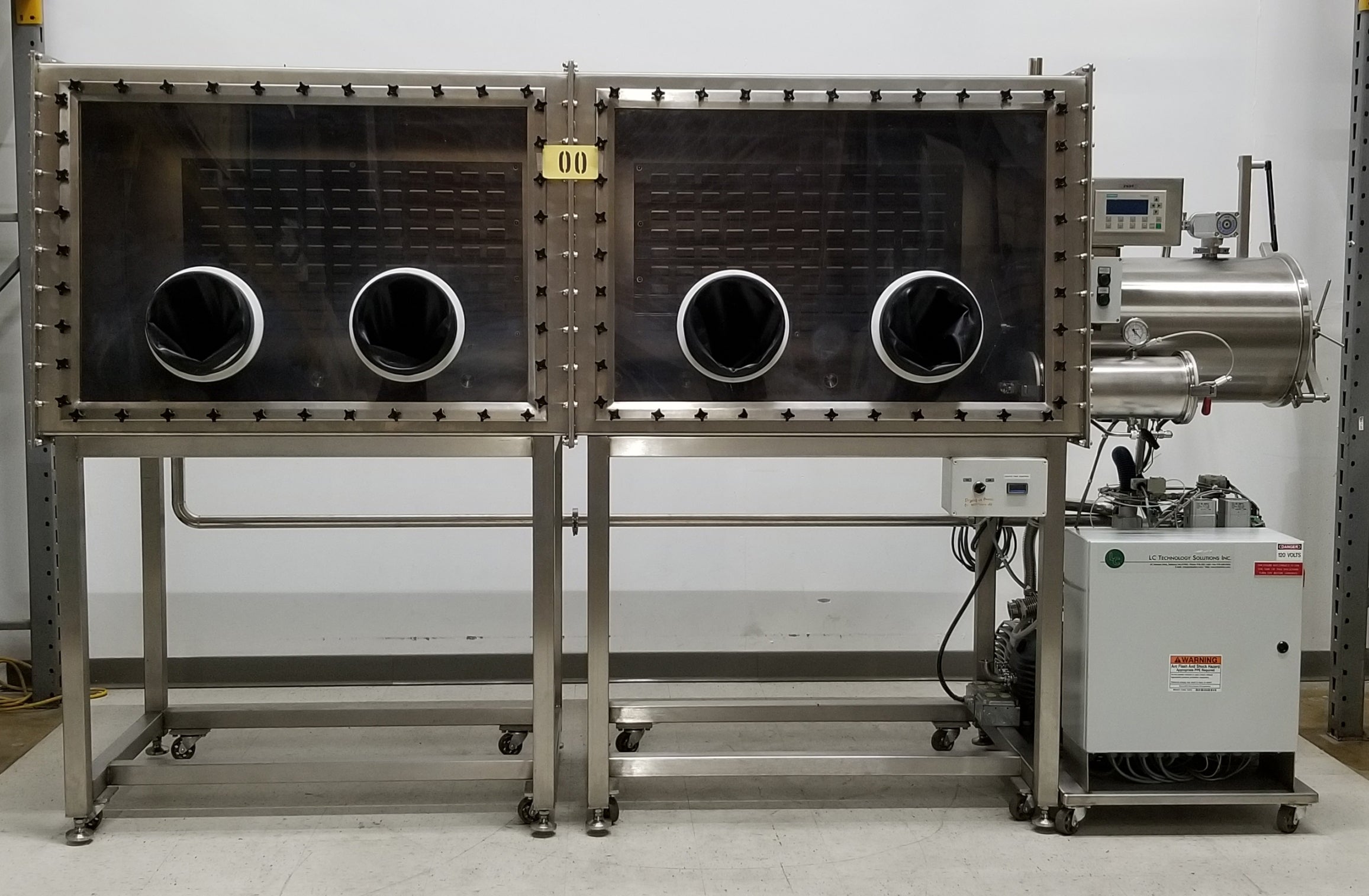 Used LC Technology Solutions LC-200 4 Port Glove Box