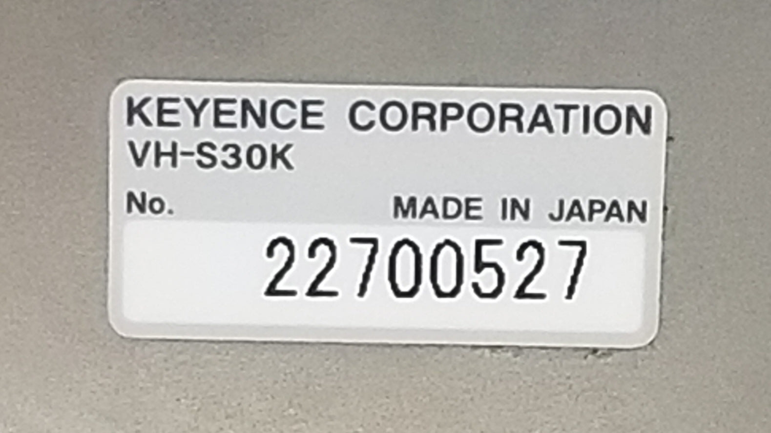 Used Keyence VHX-600E Digital Microscope