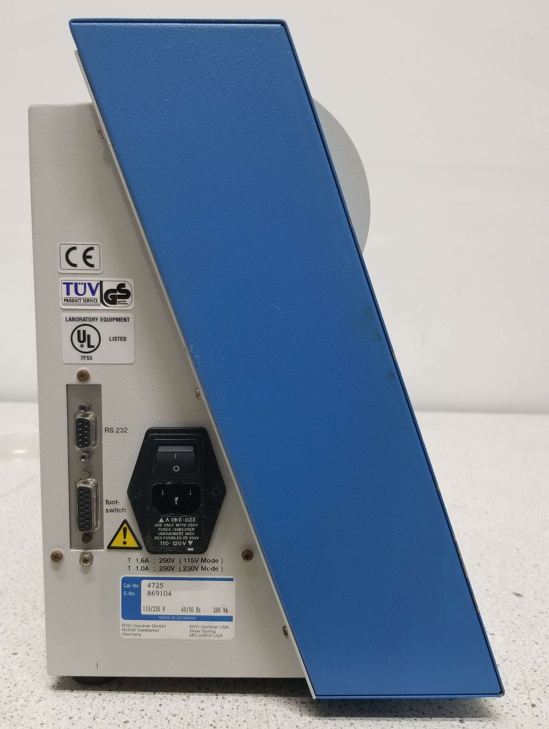Used BYK Gardner 4725 Haze-Gard Plus Transparency Tester