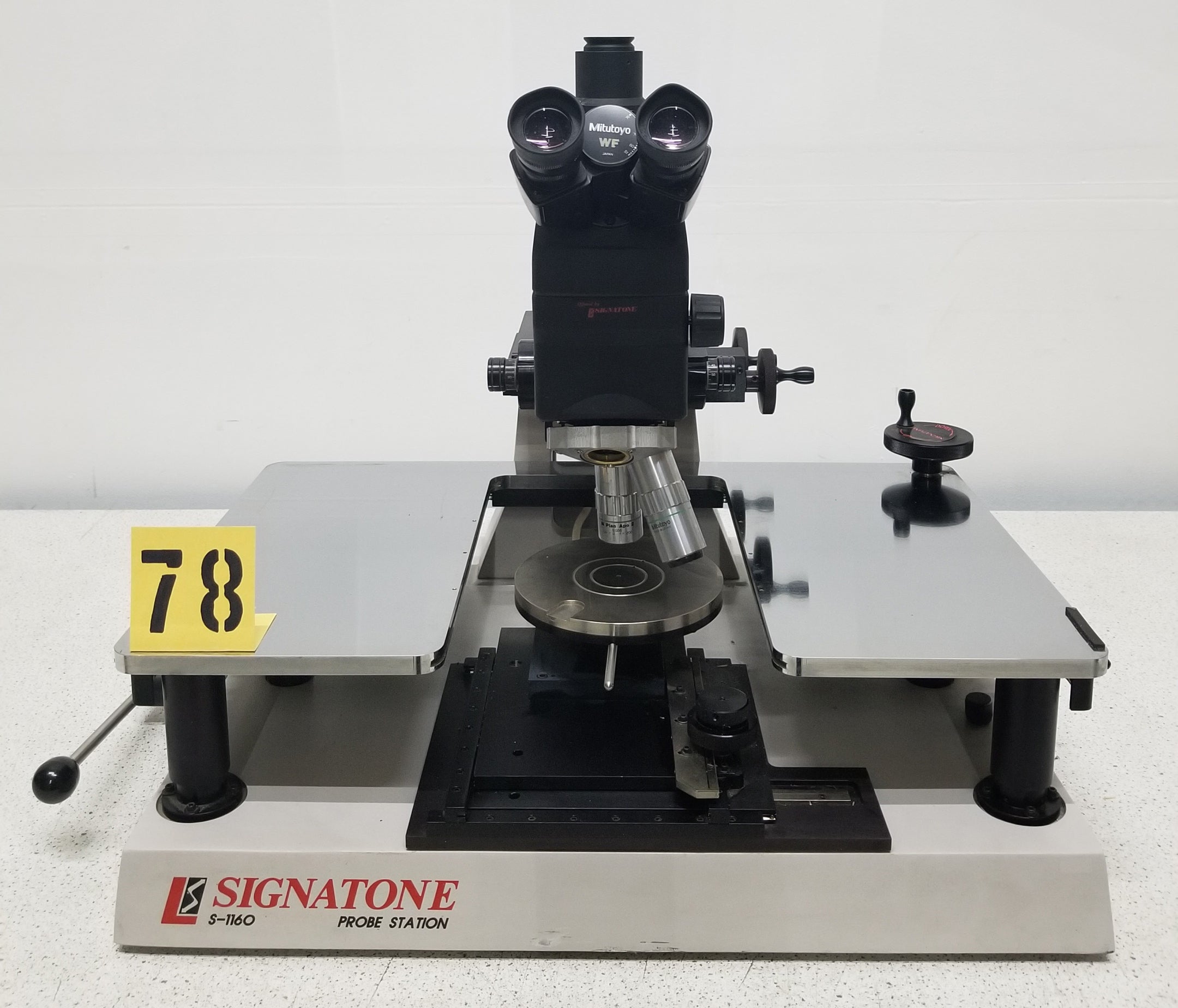 Used Signatone S-1160A-6N 150mm Manual Analytical Probe Station