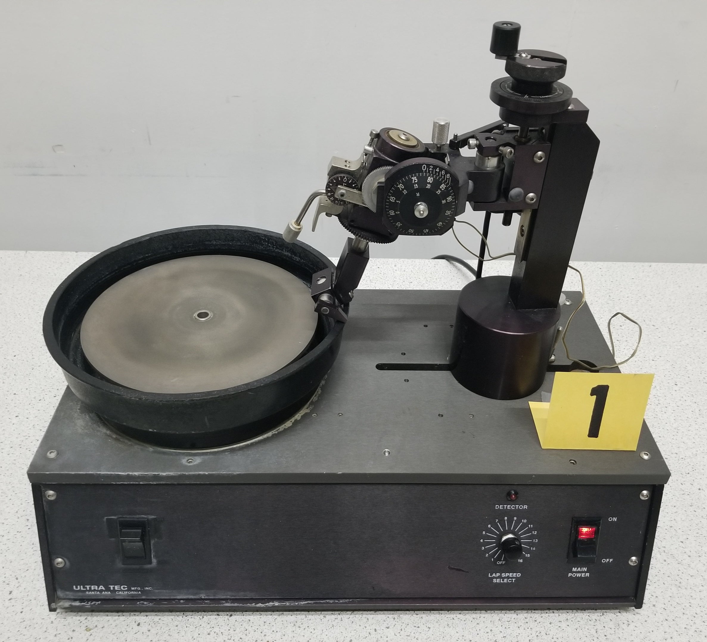 Used Ultra Tec 8" Precision Polishing System