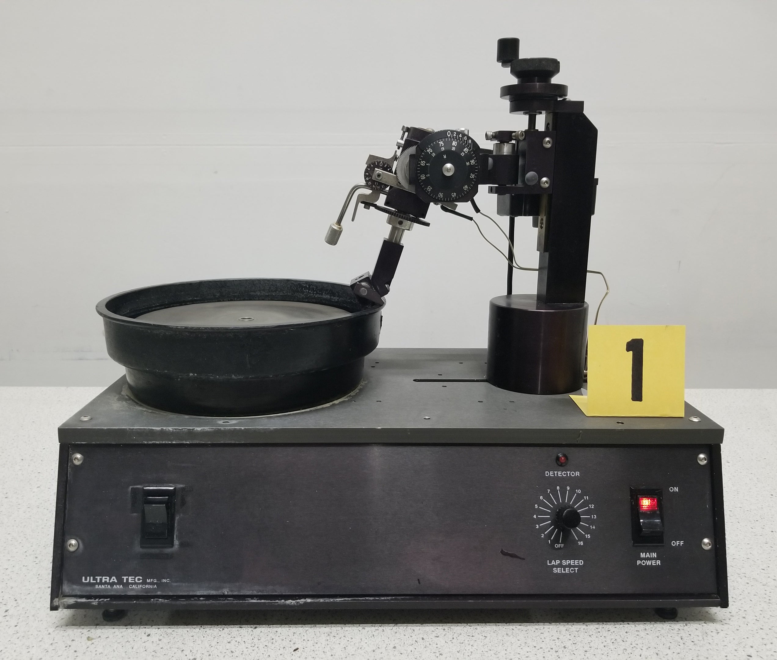 Used Ultra Tec 8" Precision Polishing System