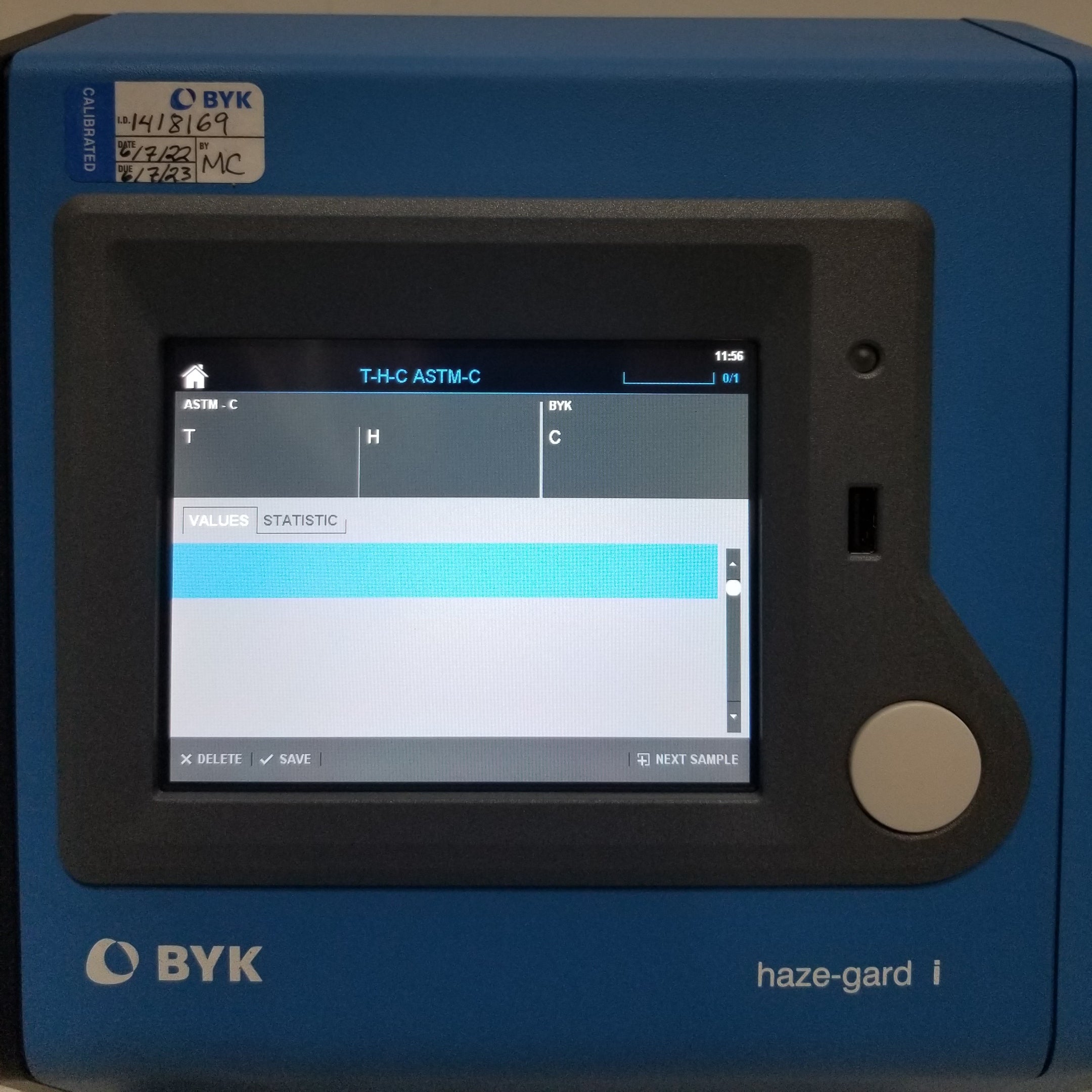 Used BYK Gardner Haze-Gard I 4775 Transparency Transmission  Haze Meter