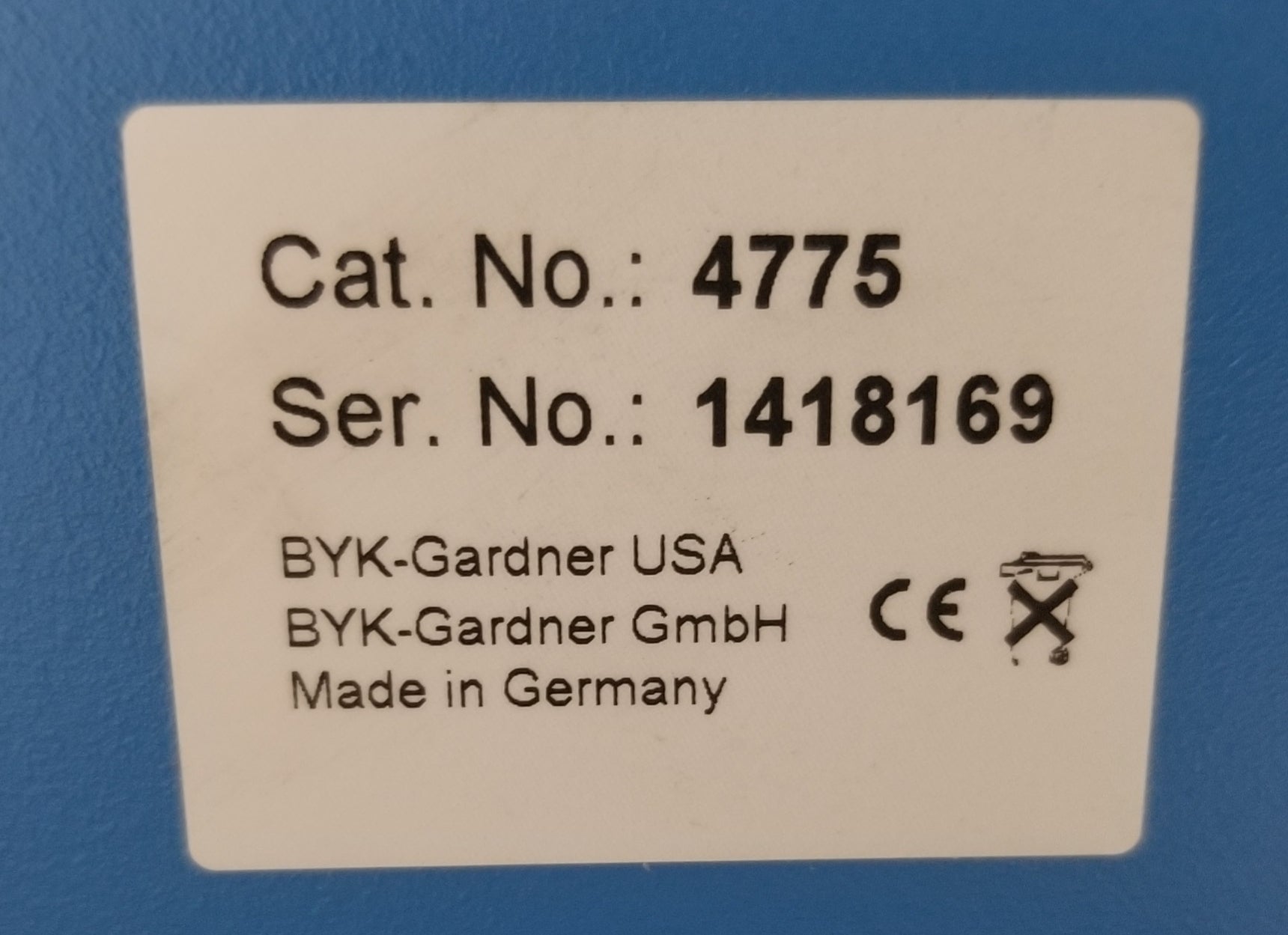 Used BYK Gardner Haze-Gard I 4775 Transparency Transmission  Haze Meter