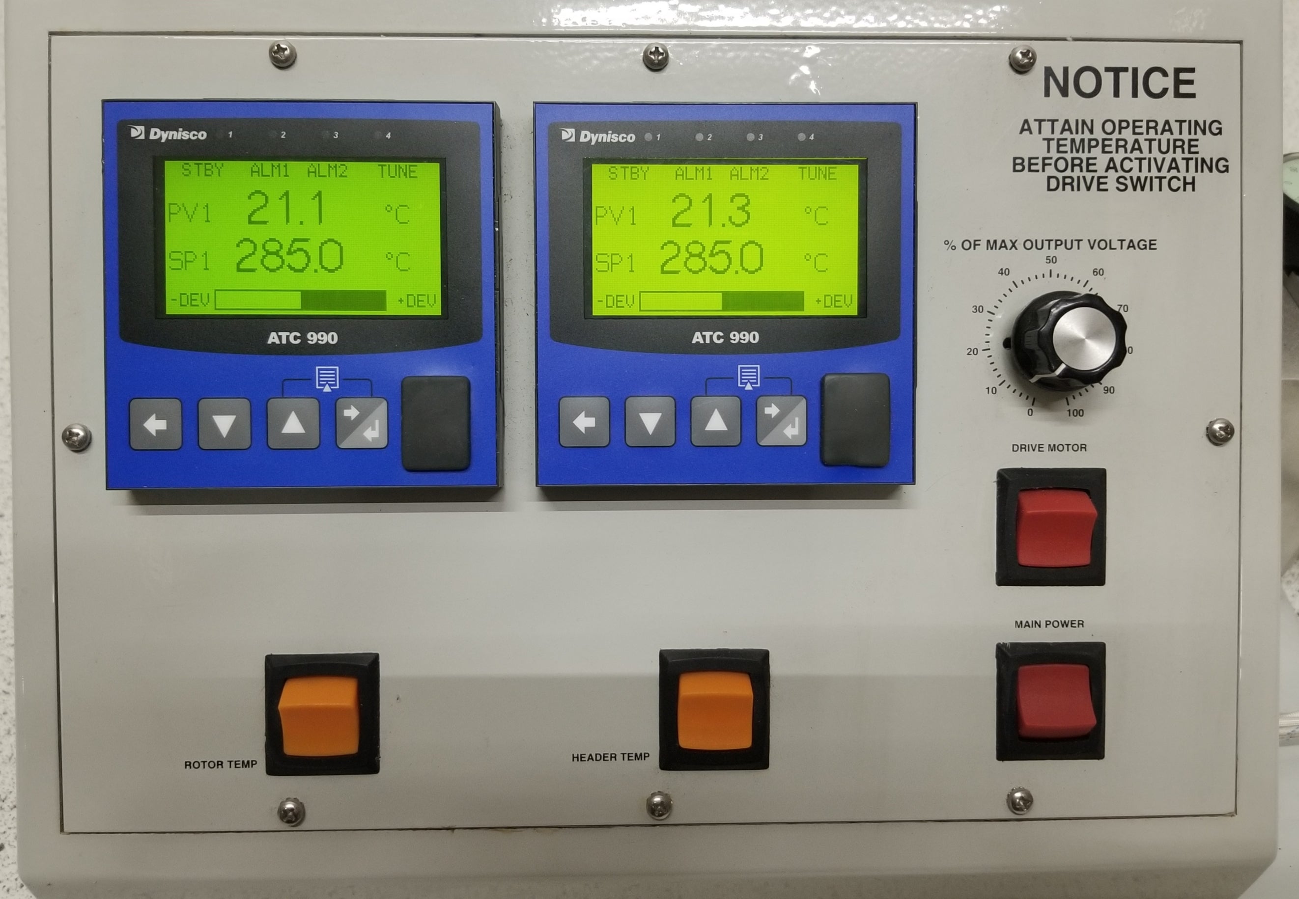 Used Dynisco LME-120 Laboratory Mixing Extruder