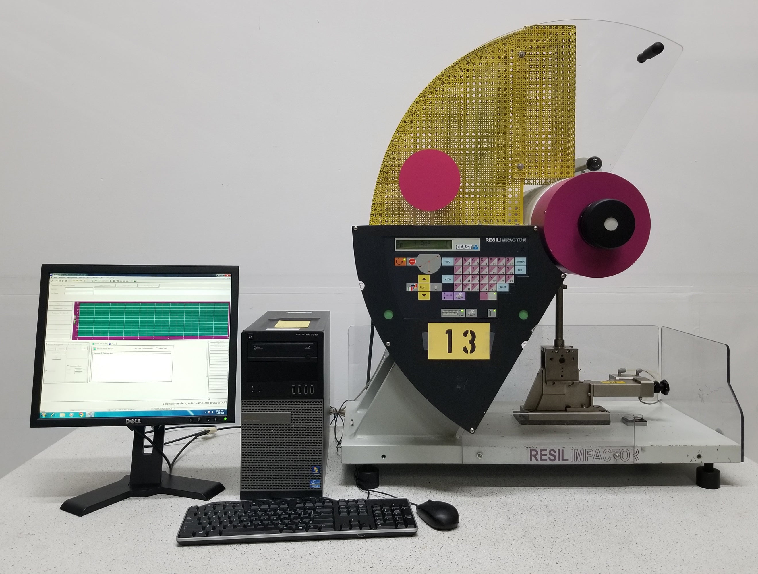 Used Instron Ceast Resil Impactor 6967 Pendulum Impact Tester