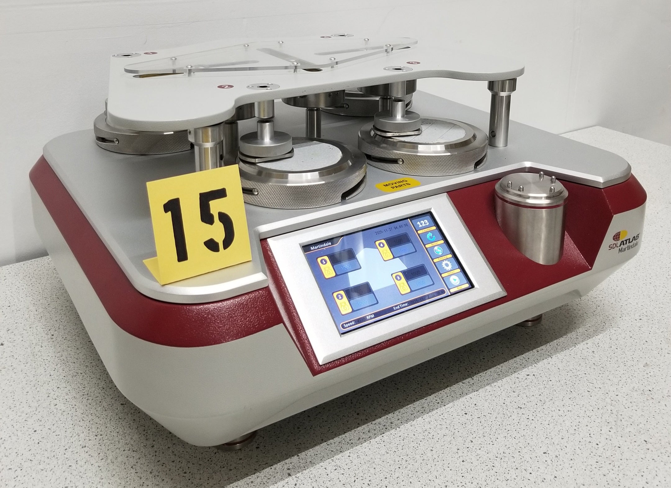 Used SDL Atlas Martindale M235 Abrasion and Pilling Tester