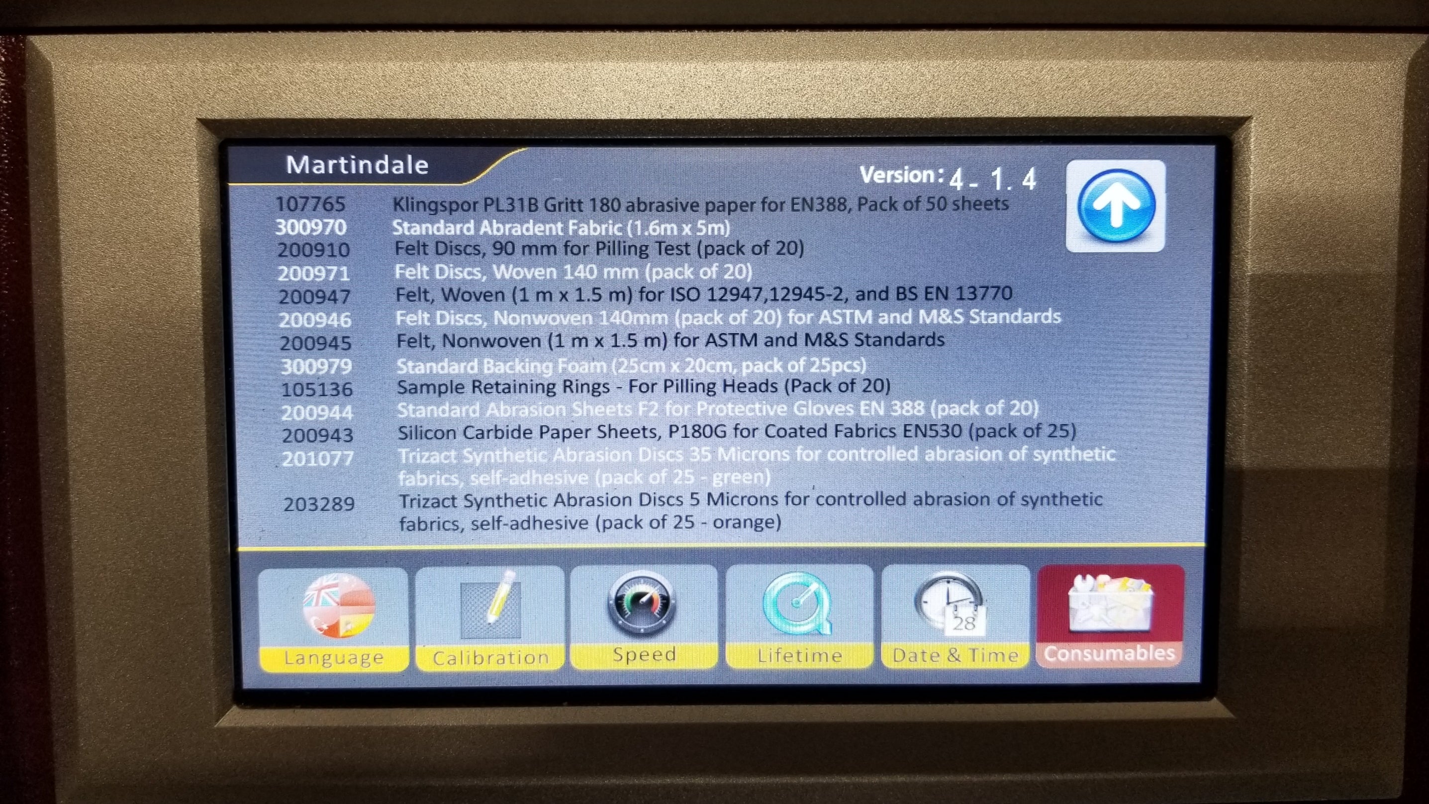 Used SDL Atlas Martindale M235 Abrasion and Pilling Tester
