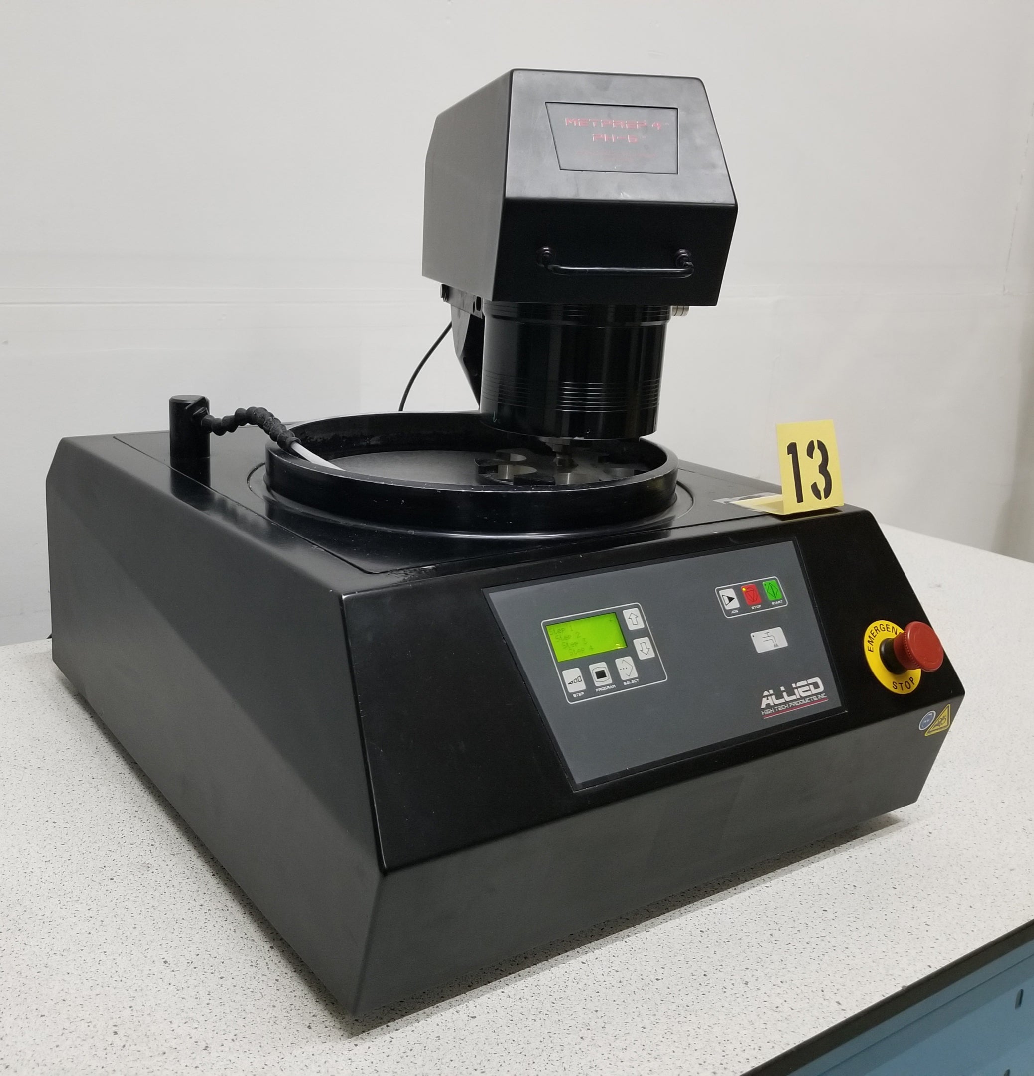 Used Allied High Tech MetPrep 4 Grinder Polisher with PH-6 Power Head