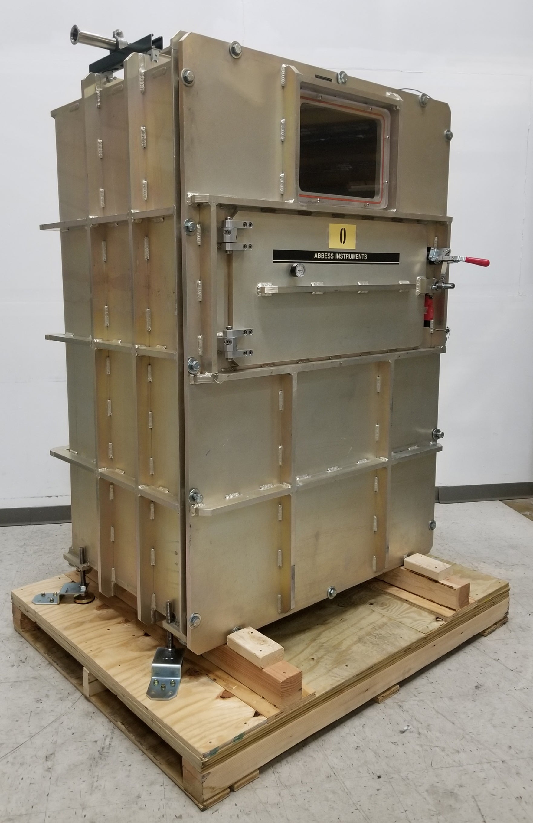 Used Abbess Instruments High Capacity Vacuum Chamber I.D. 43"W x 32"D x 63"H