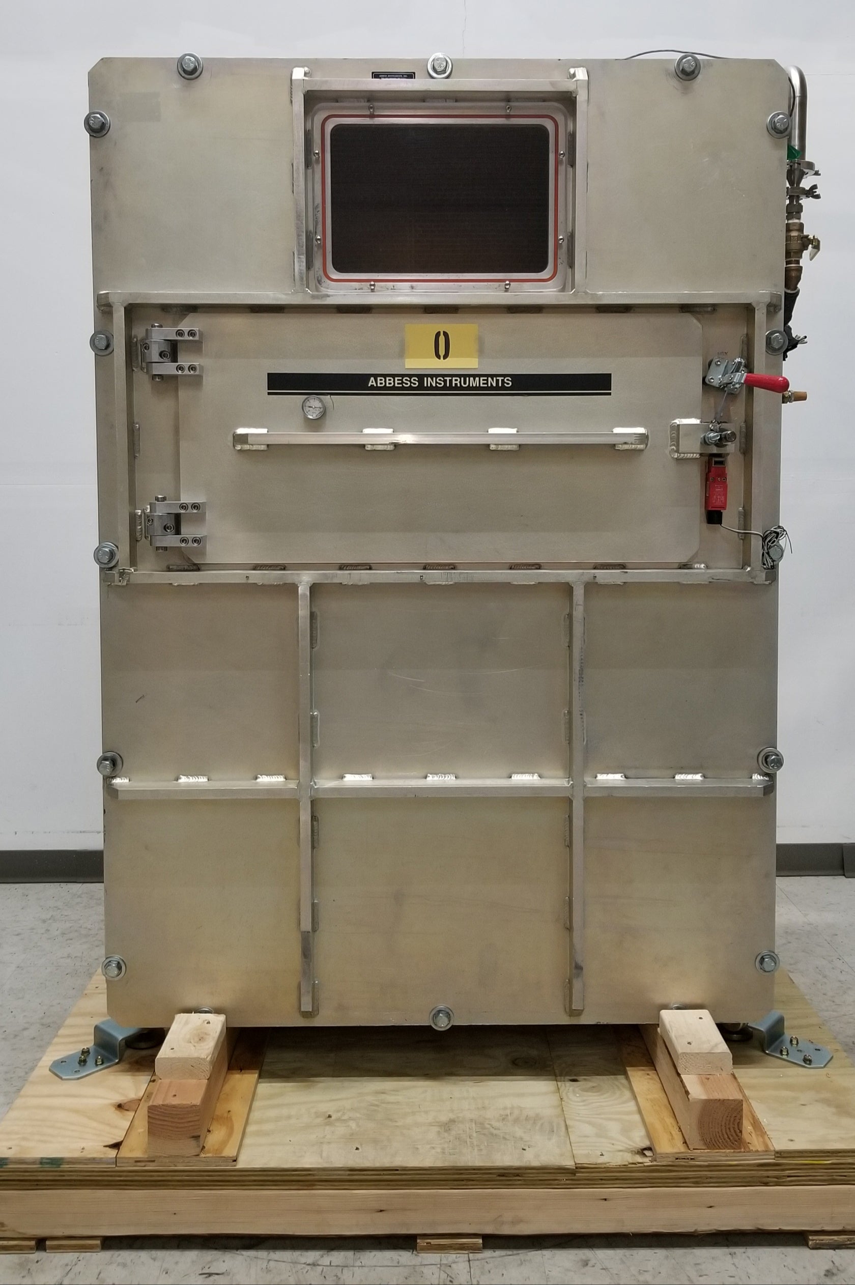 Used Abbess Instruments High Capacity Vacuum Chamber I.D. 43"W x 32"D x 63"H