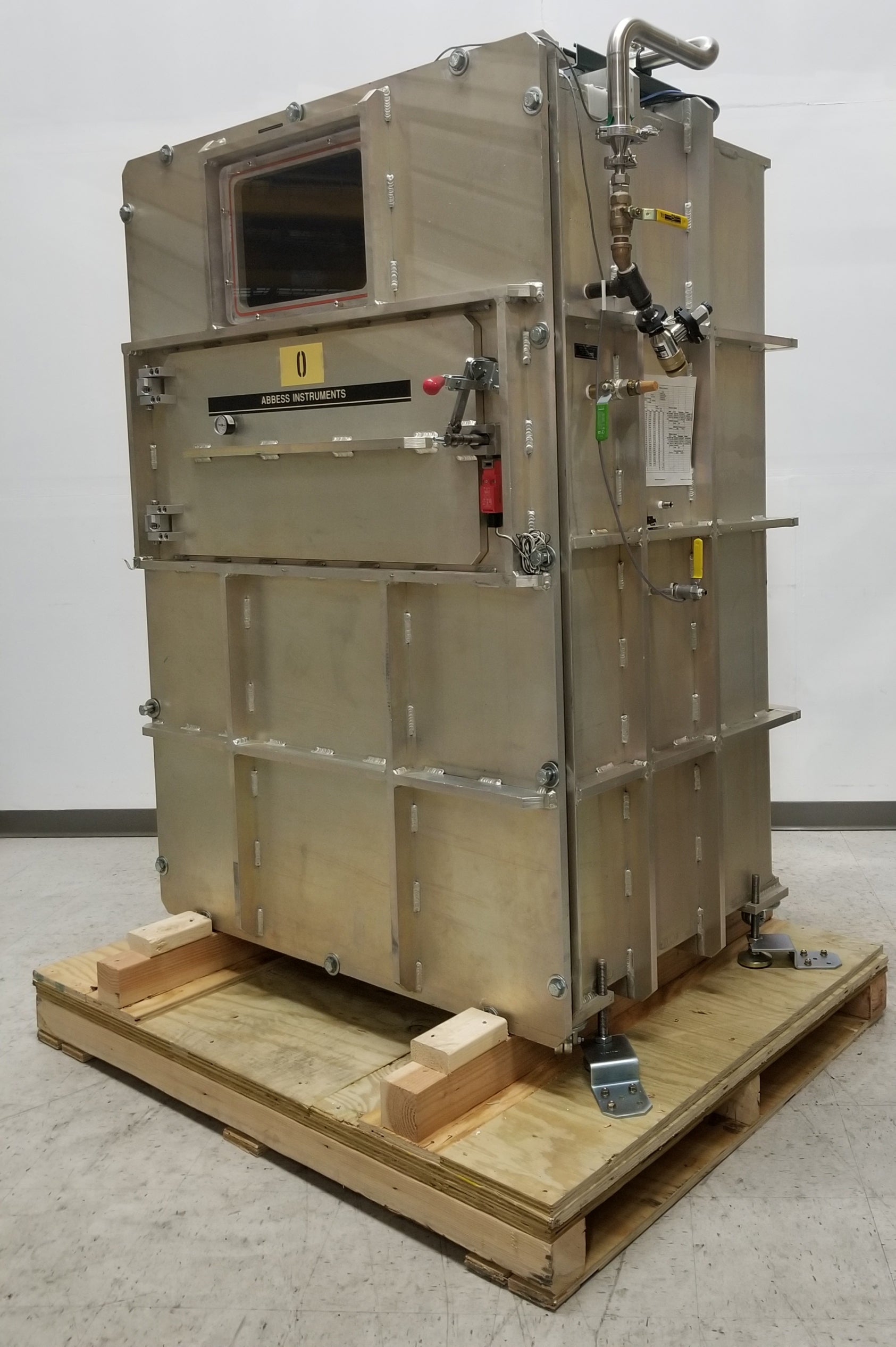 Used Abbess Instruments High Capacity Vacuum Chamber I.D. 43"W x 32"D x 63"H