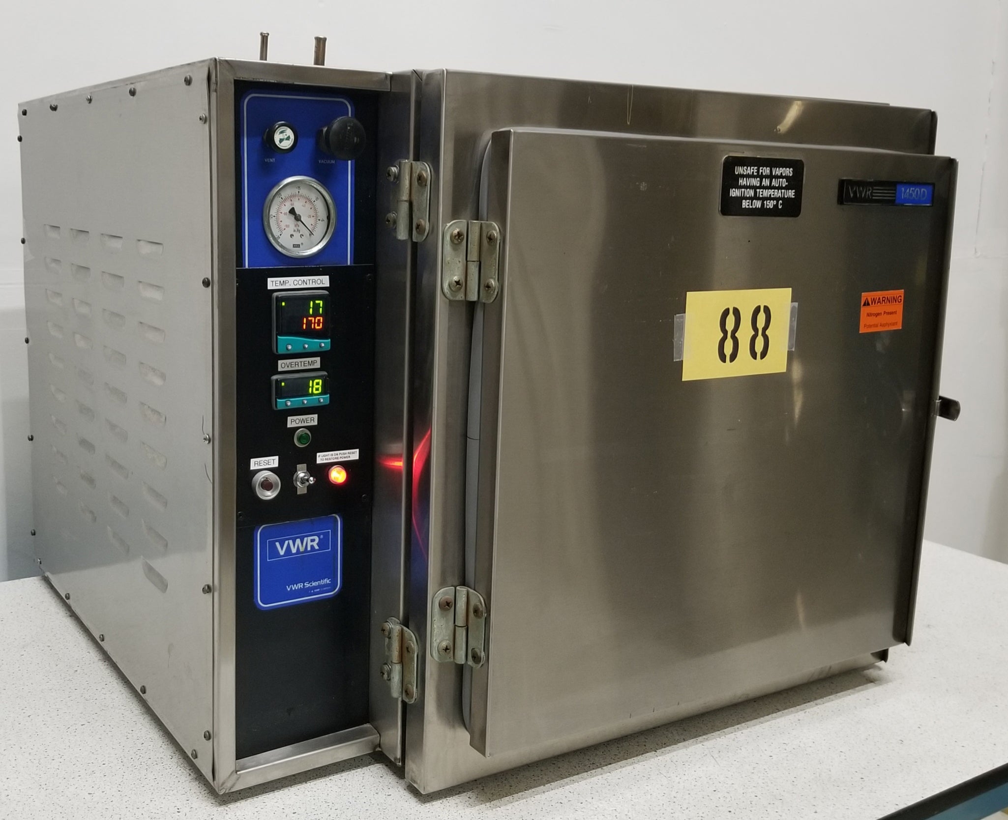 Used VWR SCIENTIFIC 1450DS Vacuum Oven