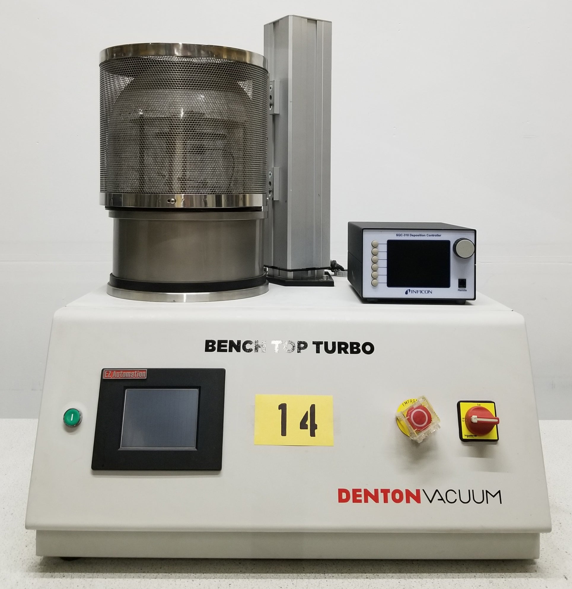 Used Denton Vacuum Bench Top Turbo Dual Source Thermal Evaporation Deposition System