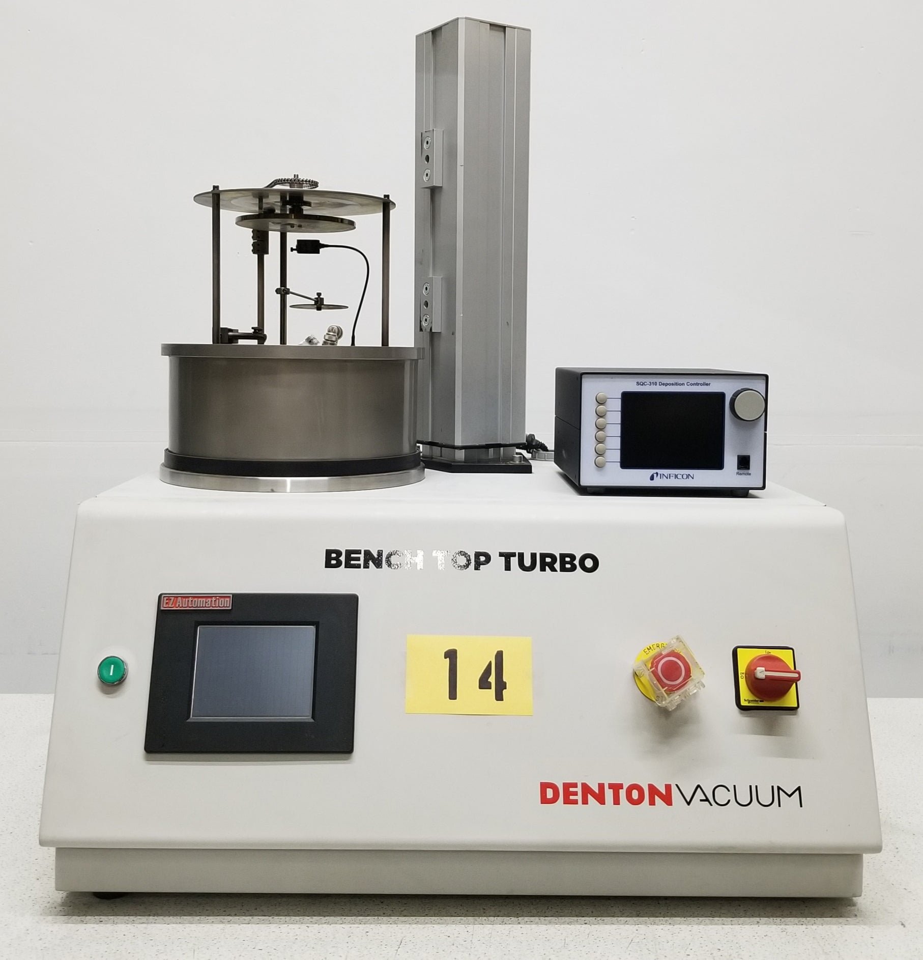 Used Denton Vacuum Bench Top Turbo Dual Source Thermal Evaporation Deposition System