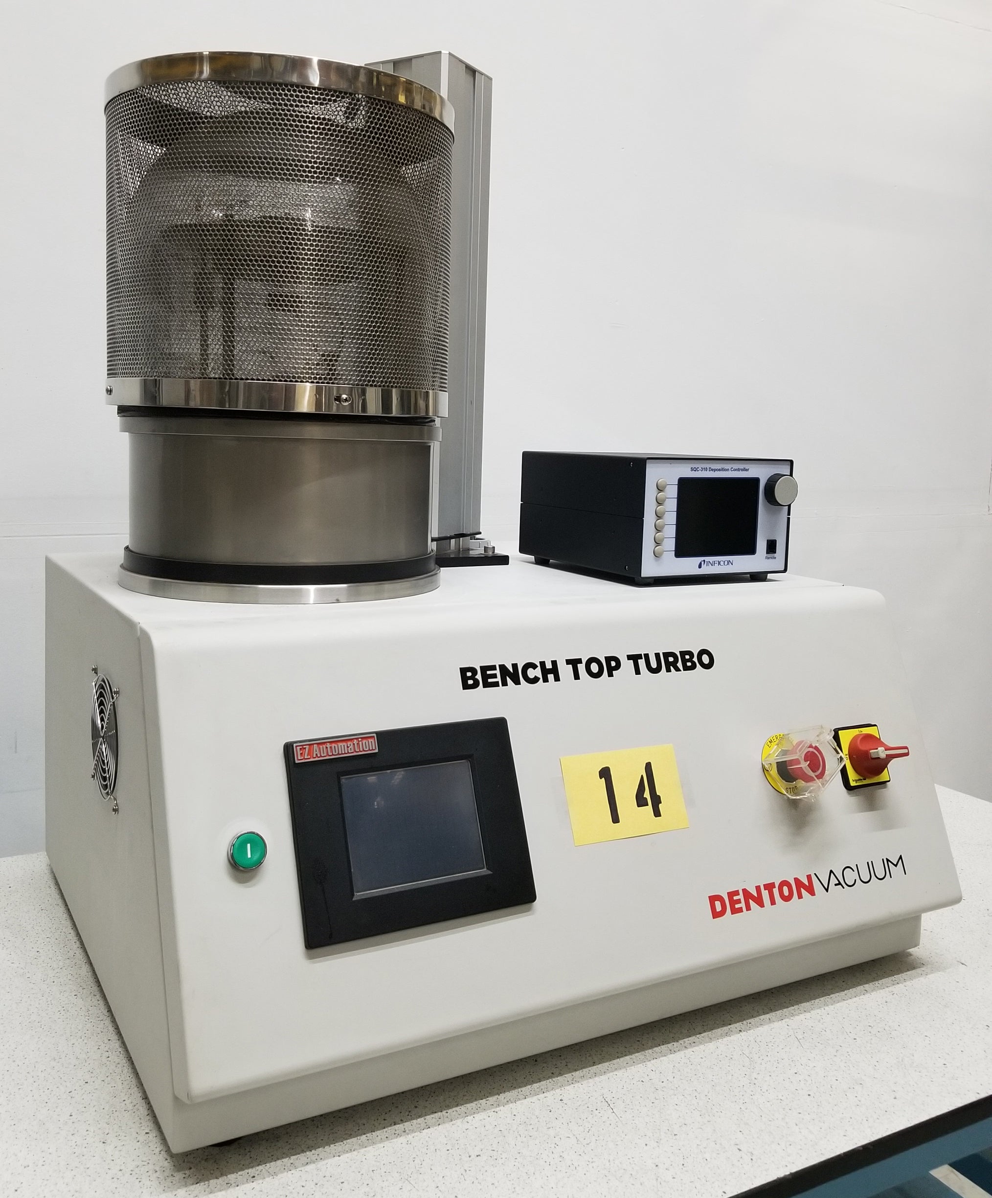 Used Denton Vacuum Bench Top Turbo Dual Source Thermal Evaporation Deposition System