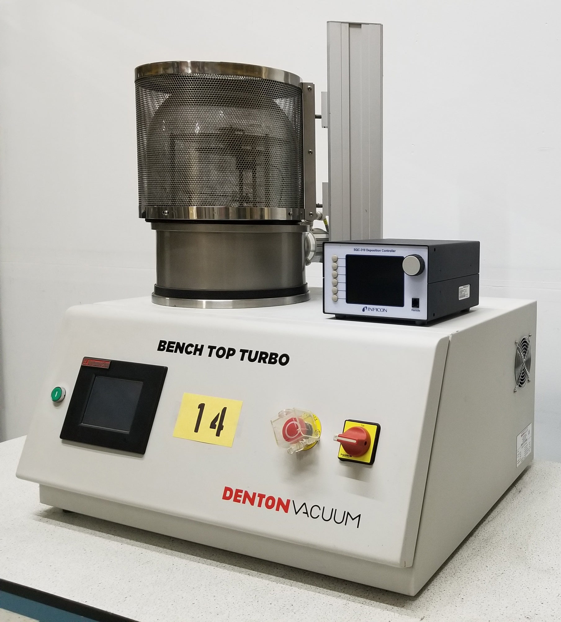 Used Denton Vacuum Bench Top Turbo Dual Source Thermal Evaporation Deposition System