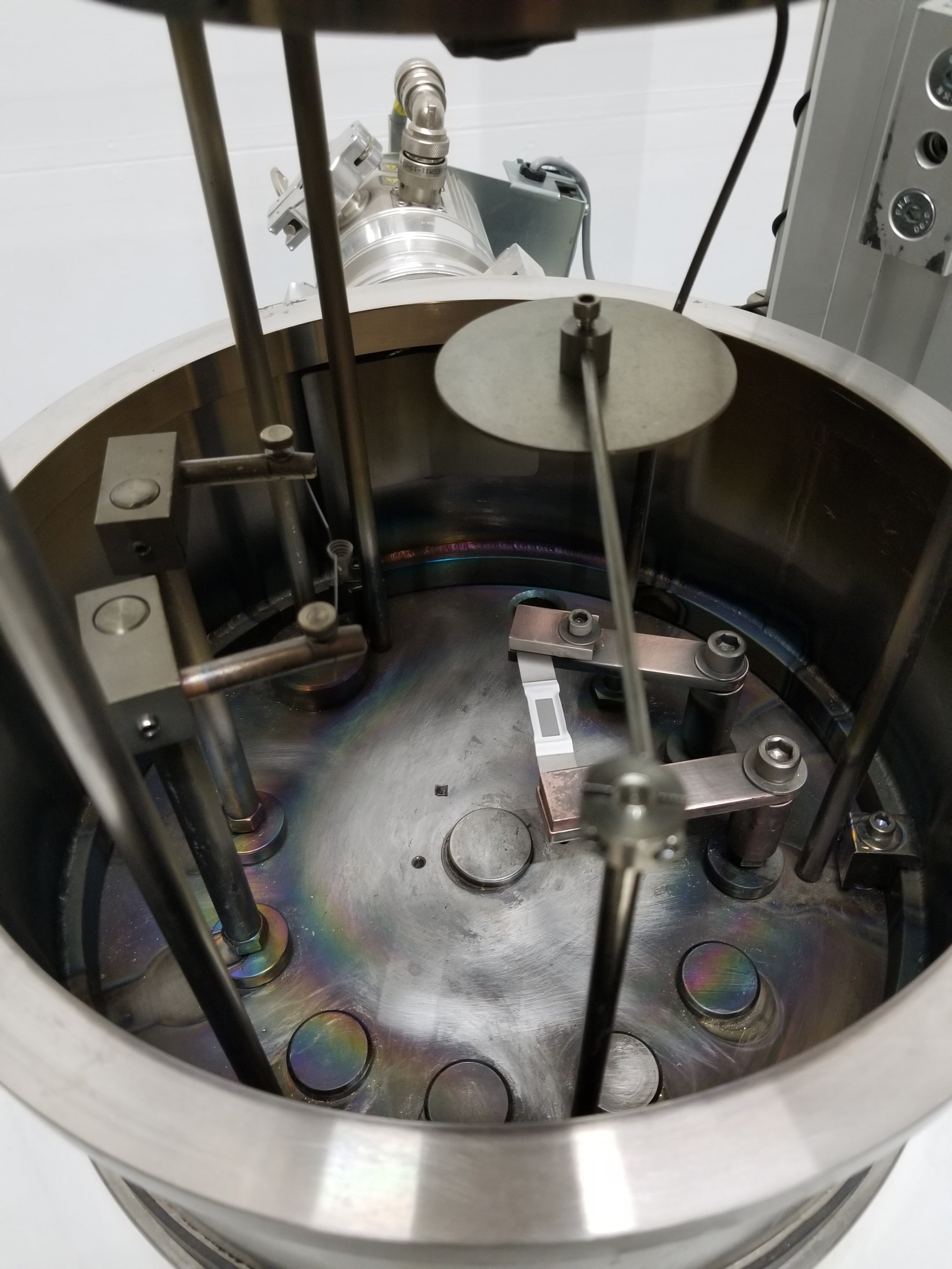 Used Denton Vacuum Bench Top Turbo Dual Source Thermal Evaporation Deposition System