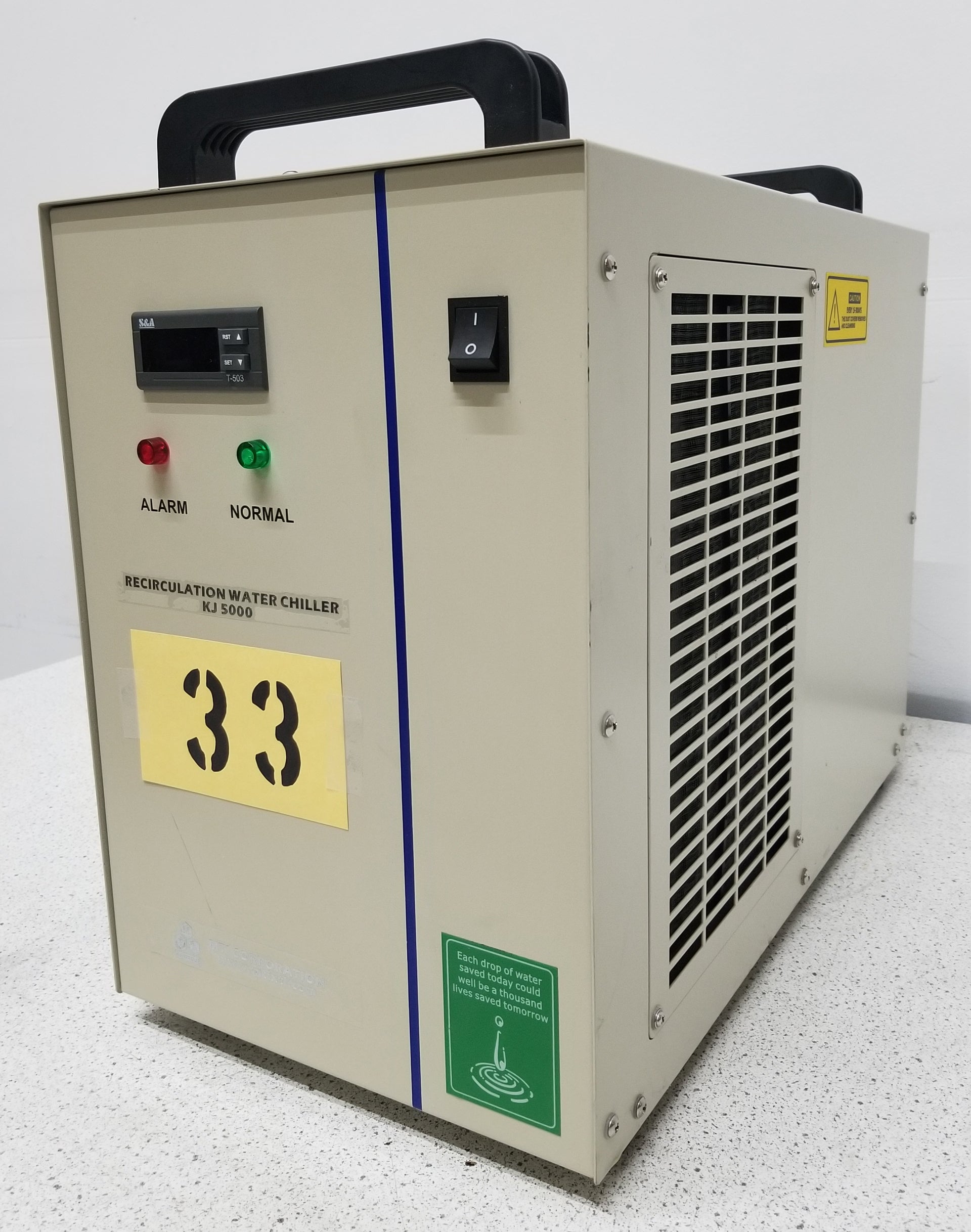 Used MTI KJ-5000DI Recirculating Water Chiller