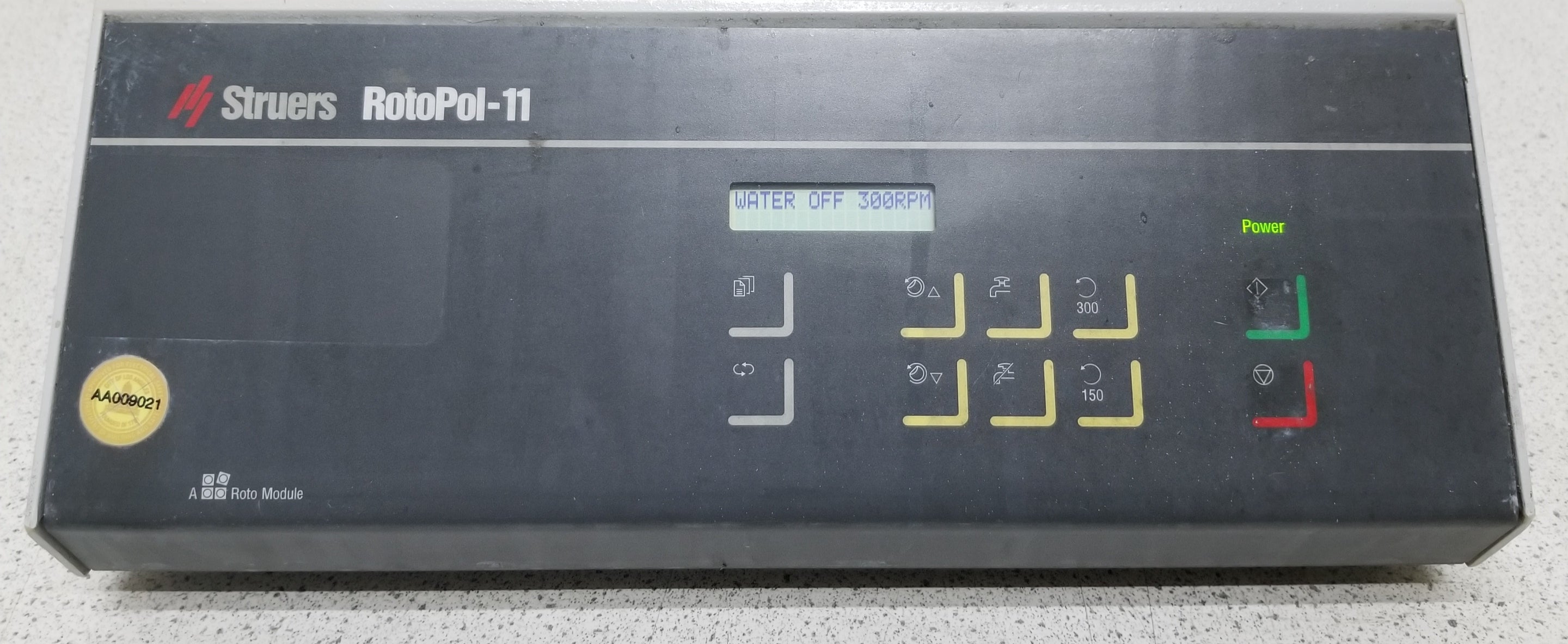 Used Struers Rotopol-11 Sample Polisher Grinder with Rotoforce-1 Power Head