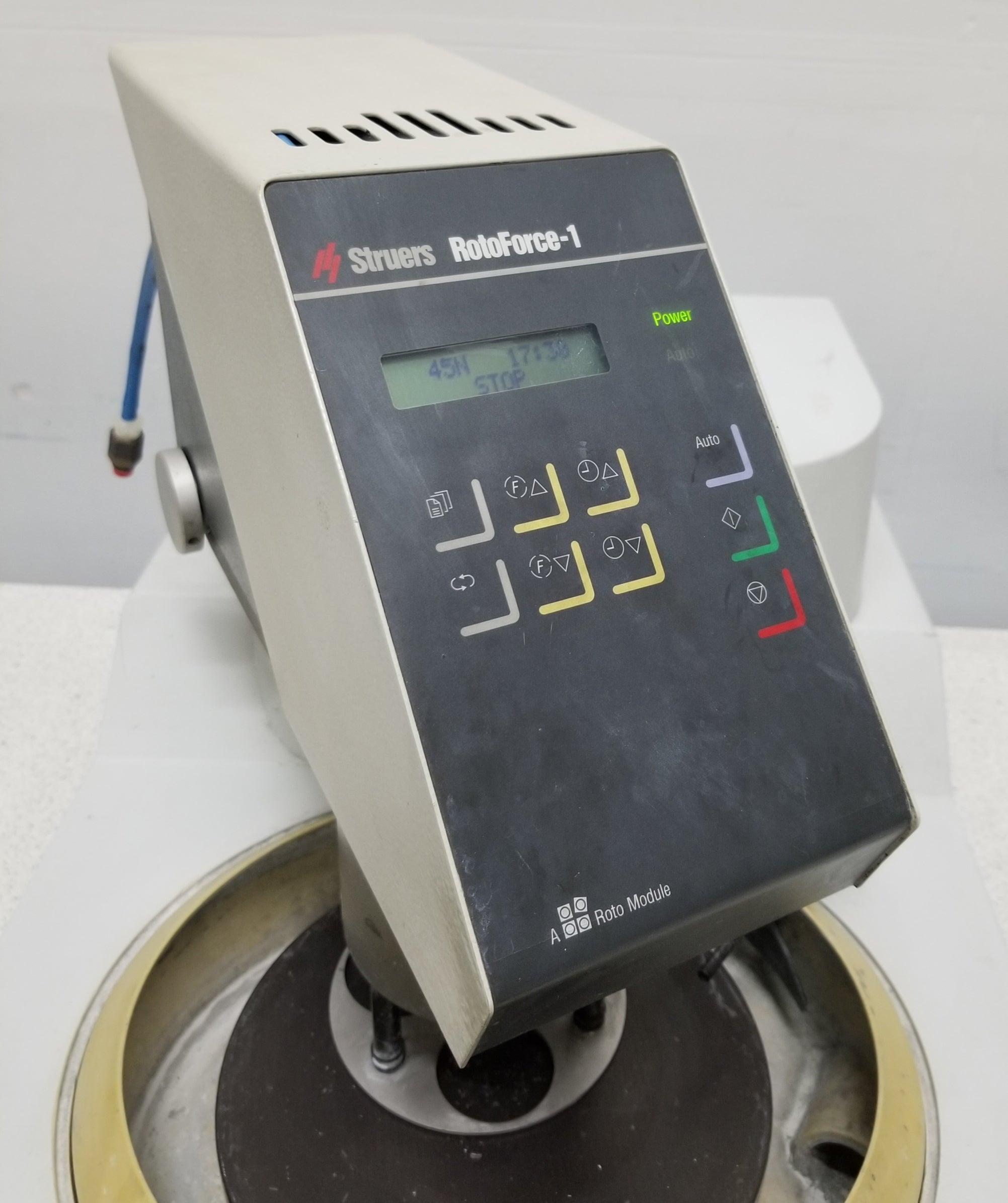 Used Struers Rotopol-11 Sample Polisher Grinder with Rotoforce-1 Power Head