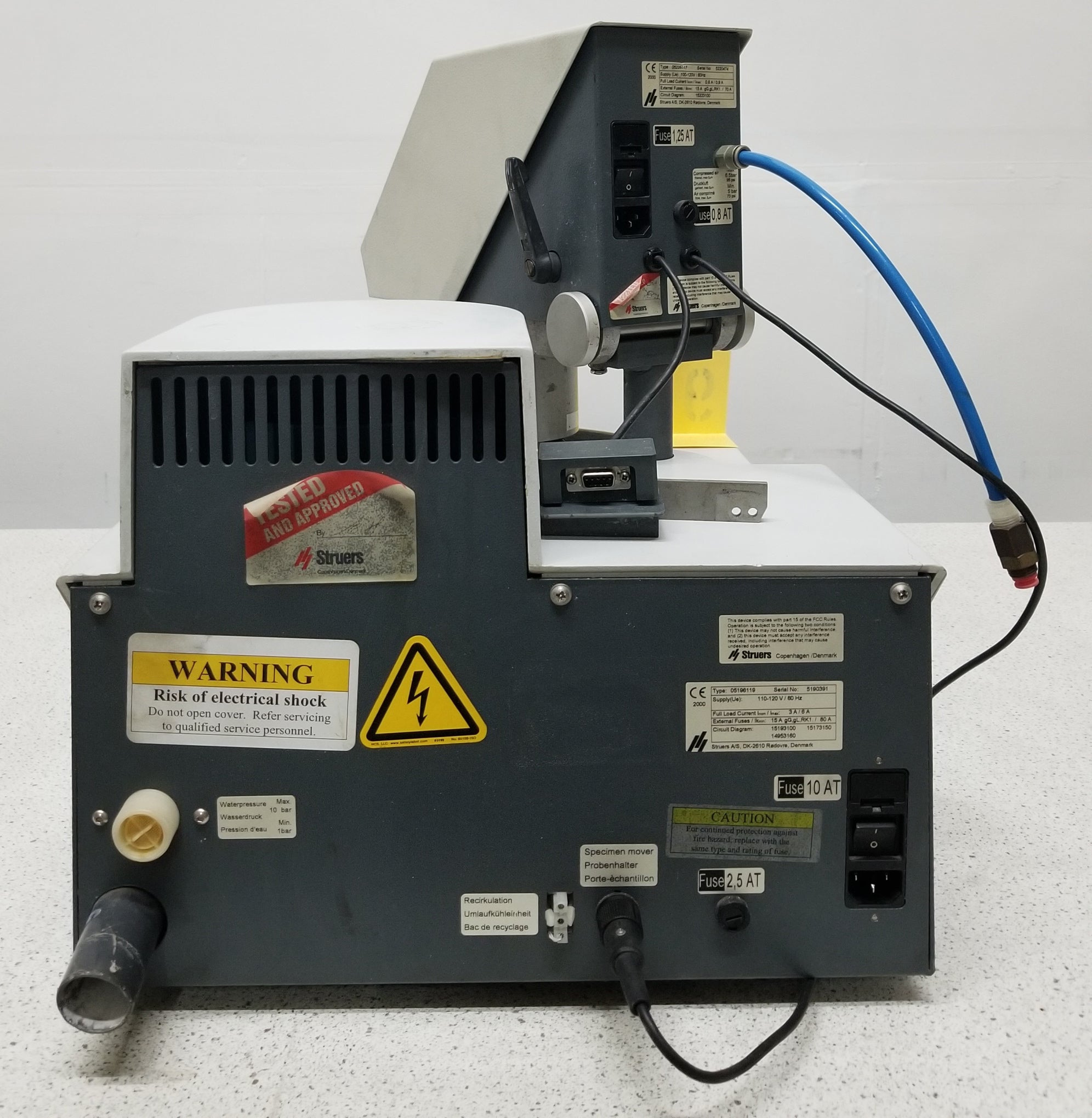 Used Struers Rotopol-11 Sample Polisher Grinder with Rotoforce-1 Power Head