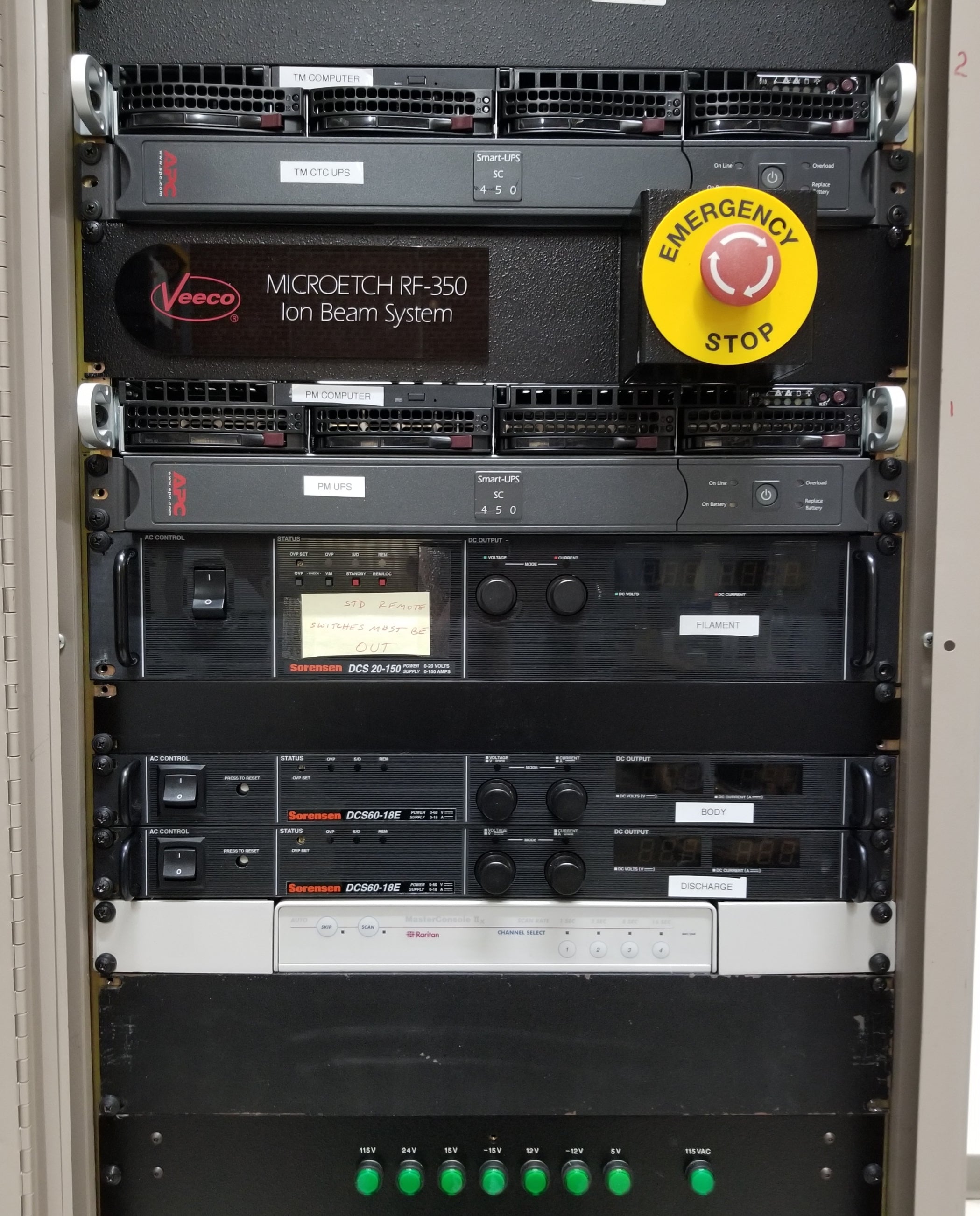 Used Veeco RF-350 Ion Beam Etching System