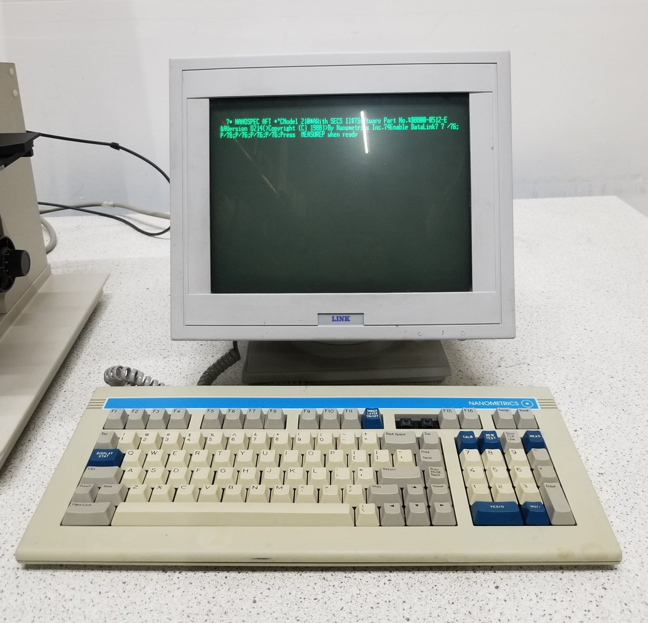 Used Nanometrics 210 Automated Film Thickness Measurement System