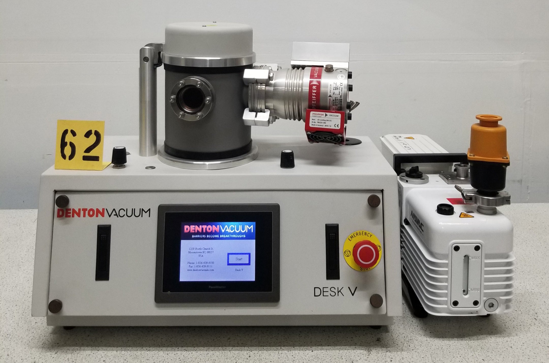 Used Denton Vacuum Desk V TSC Turbo Sputter Coater