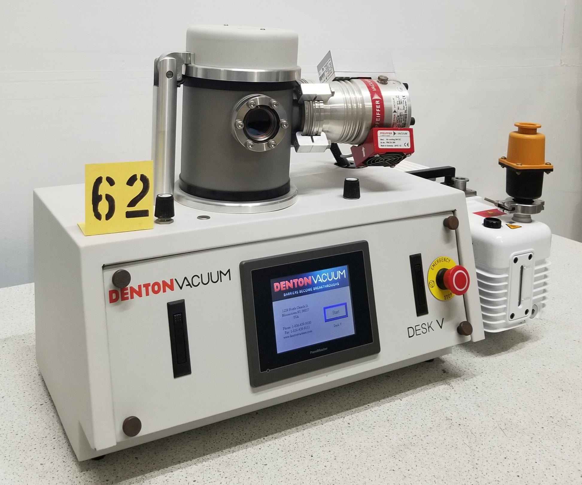 Used Denton Vacuum Desk V TSC Turbo Sputter Coater