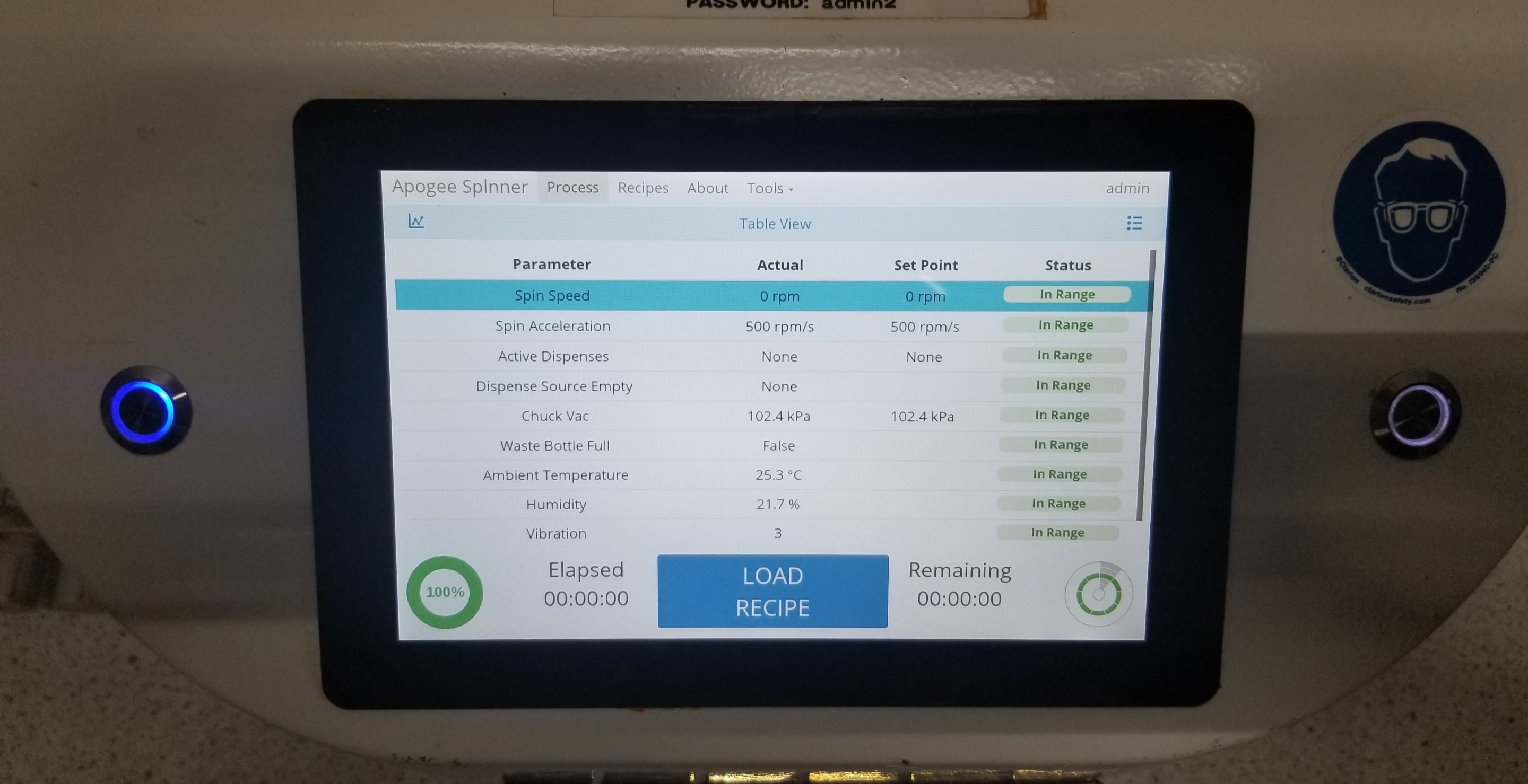 Used CEE Apogee 200 Benchtop Spin Coater